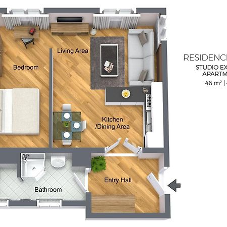 Residence Masna Prága Szoba fotó